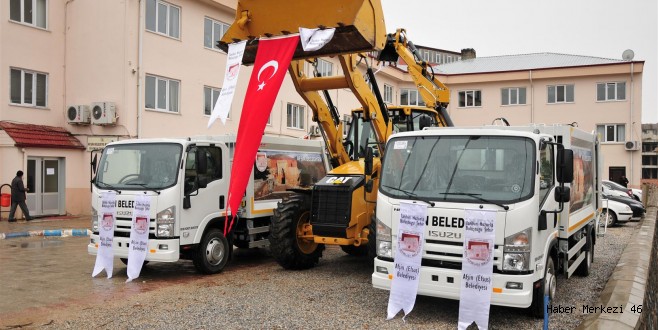 19 YENİ ARAÇ AFŞİN’E HİZMET VERECEK