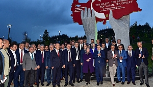 15 TEMMUZ MİLLET BAHÇESİ RESMEN AÇILDI 