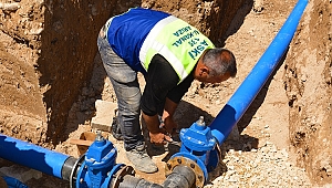  BÜYÜKYAPALAK'TA İÇME SUYU ŞEBEKESİ YENİLENİYOR 