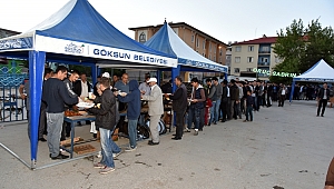 GÖKSUN’DA İFTAR GELENEĞİ SÜRÜYOR 