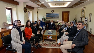 KADEM'DEN REKTÖR CAN'A 'HAYIRLI OLSUN' ZİYARETİ 