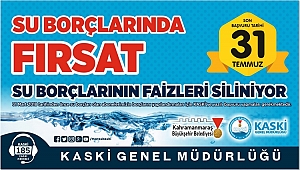 SU BORÇLARINA YAPILANDIRMA FIRSATI 