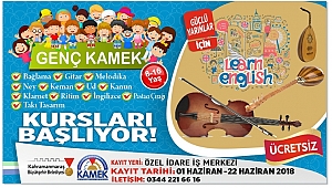 KAMEK YAZ DÖNEMİ KURS KAYITLARI BAŞLADI 