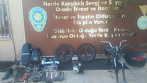 MOTOSİKLET PARÇALAYAN ŞEBEKEYE OPERASYON 