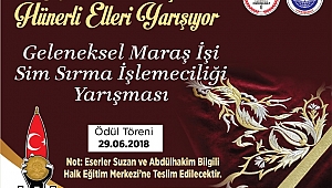 ONİKİŞUBAT BELEDİYESİ HÜNERLİ ELLERİ ÖDÜLLERİYLE BULUŞTURACAK 