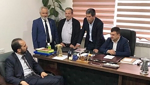 ÖZDEMİR’DEN ŞAHİN’E ZİYARET 