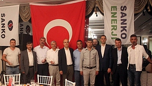 SANİBEY BARAJI VE HES ÇALIŞANLARI İFTARDA BULUŞTU 