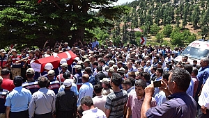 ŞEHİDİMİZİ DUALARLA EBEDİYETE UĞURLADIK