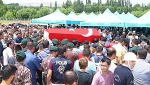 ŞEHİDİMİZİ RAHMET-İ RAHMANA UĞURLADIK 