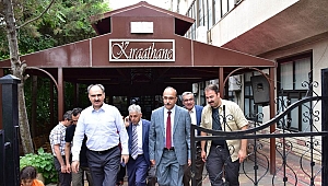 VALİ ÖZKAN KIRAATHANEYİ ZİYARET ETTİ 