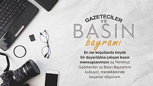 BASIN EMEKÇİLERİMİZİN BAYRAMI KUTLU OLSUN 