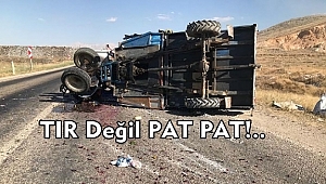 ÇEKİCİ İLE PAT PAT ÇARPIŞTI 