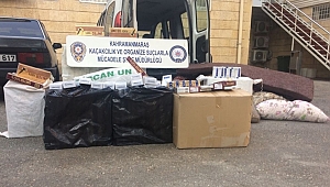 KAÇAK SİGARA YÜKLÜ ARACA OPERASYON 