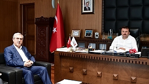 REKTÖRÜ CAN, BAŞKAN ERKOÇ’U ZİYARET ETTİ 