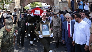 ŞEHİDİMİZİ SONSUZLUĞA UĞURLADIK 