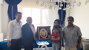 MAHÇİÇEK ŞEHİT AİLELERİ İLE BAYRAMLAŞTI 