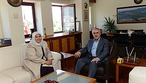 REKTÖR CAN, MİLLETVEKİLİ ÖÇAL’I AĞIRLADI 