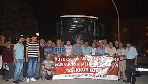 ŞEHİT AİLELERİ VE GAZİLERDEN BB’YE TEŞEKKÜR 