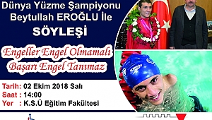 BÜYÜKŞEHİR’DEN ‘BAŞARI ENGEL TANIMAZ’ SÖYLEŞİ PROGRAMI 