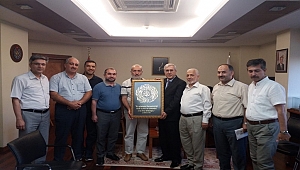 MERDAN VE LİDER GENÇLİK DERNEKLERİ REKTÖR CAN’I ZİYARET ETTİ 