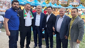 REKTÖR CAN, DULKADİROĞLU BELEDİYESİNİN DÜZENLEDİĞİ GÜREŞ FESTİVALİNE KATILDI 