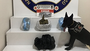 UYUŞTURUCU OPERASYONUNDA 6 KİLO 750 GRAM ESRAR YAKALANDI 