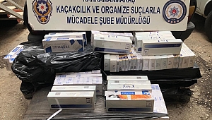3 BİN PAKET SİGARA YAKALANDI 