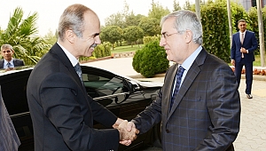 CUMHURİYET BAŞSAVCISI YAZICI, REKTÖR CAN’I ZİYARET ETTİ 