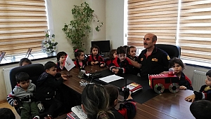 GÖKKUŞAĞI ÖĞRENCİLERİNDEN İTFAİYEYE ZİYARET 