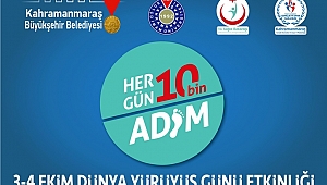 ‘HER GÜN 10 BİN ADIM’ ETKİNLİĞİ DÜZENLENECEK 
