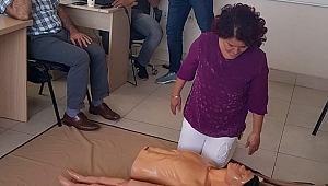 İTFAİYE’DEN TARIM İL MÜDÜRLÜĞÜ PERSONELİNE İLKYARDIM EĞİTİMİ 