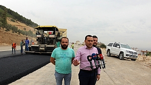 KUZEY ÇEVRE YOLU 1. ETAP ASFALTLANIYOR 