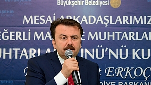 MUHTARLARDAN BAŞKAN ERKOÇ’A TEŞEKKÜR 