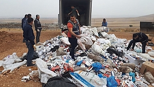 YASA DIŞI KAÇAK ÜRÜNLER İMHA EDİLDİ 