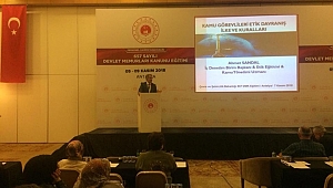 AHMET SANDAL ANKARA VE AN TALYA’DA 3 SEMİNER SUNDU..