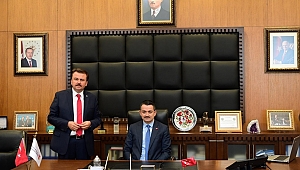 BAKAN PAKDEMİRLİ’DEN BÜYÜKŞEHİR’E ZİYARET 