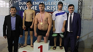 3 ARALIK DÜNYA ENGELLİLER GÜNÜ YÜZME YARIŞLARI DÜZENLENDİ 