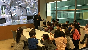 BÜYÜKŞEHİR’DEN MİNİKLERE TRAFİK DERSİ