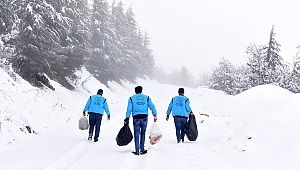 DULKADİROĞLU YABAN HAYVANLARINI UNUTMADI 