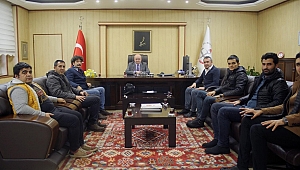 KMAGC'DEN, MİLLİ EĞİTİM MÜDÜRÜ YILMAZ'A ZİYARET! 