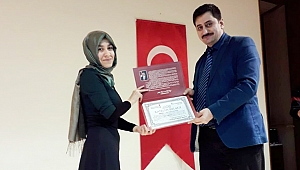 KURSİYERLERE SERTİFİKALARI VERİLDİ 
