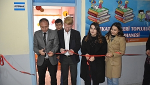 ŞEFKAT ELÇİLERİ İHTİYAÇ SAHİBİ OKULA KÜTÜPHANE AÇTI 