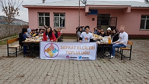 ŞEFKAT ELÇİLERİ ÖĞRENCİLER İÇİN KOLLARI SIVADI 