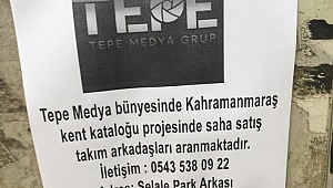 TEPE MEDYADAN KAMUOYUNUN DİKKATİNE ...