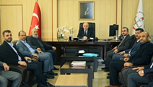 UFKA YOLCULUK HEYETİ İL MİLLÎ EĞİTİM MÜDÜRÜ YILMAZ’I ZİYARET ETTİ 