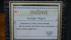 81 İL İÇERİSİNDEN ÜÇÜNCÜ OLDUK 