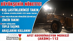 AKOM’DAN KAR YAĞIŞI, BUZLANMA VE DON OLAYI UYARISI 