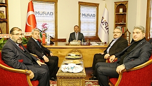 KMTSO YÖNETİMİ MÜSİAD İLE BİR ARAYA GELDİ 