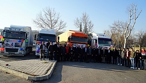 İDLİB’E 189 TIR YARDIM YOLLADIK 