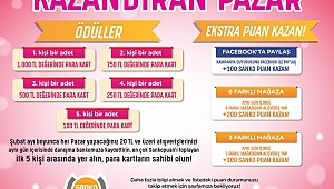 “KAZANDIRAN PAZAR” ALIŞVERİŞİ SANKO PARK’TA 